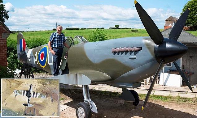 Man builds model Spitfire in his back garden for £4,500