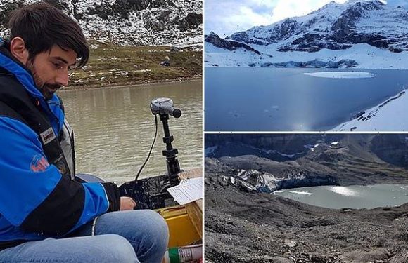 Melting glaciers in the Swiss Alps have created 1,000 new lakes
