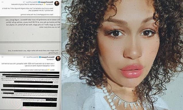 Rebecca Ferguson shares 'evidence' that staff tried to help her