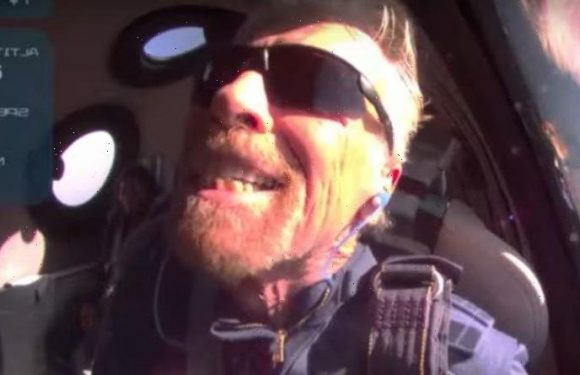 Richard Branson sends message from space as Virgin Galactic launch flight makes history