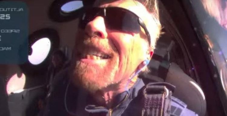 Richard Branson sends message from space as Virgin Galactic launch flight makes history