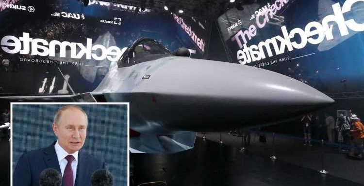 Russia unveils 1,500mph AI stealth fighter jet to rival America's F-35s… and takes swipe at Britain