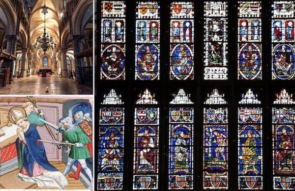 Stained glass windows in Canterbury Cathedral among world's oldest