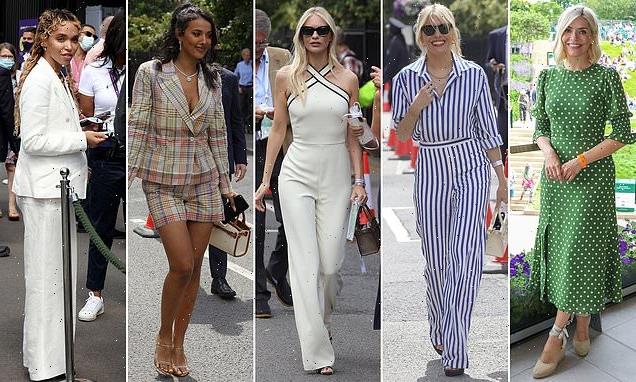 Stars glam up for Wimbledon day seven