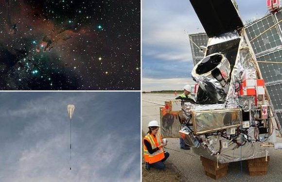 Telescope to be launched on giant stadium-sized balloon