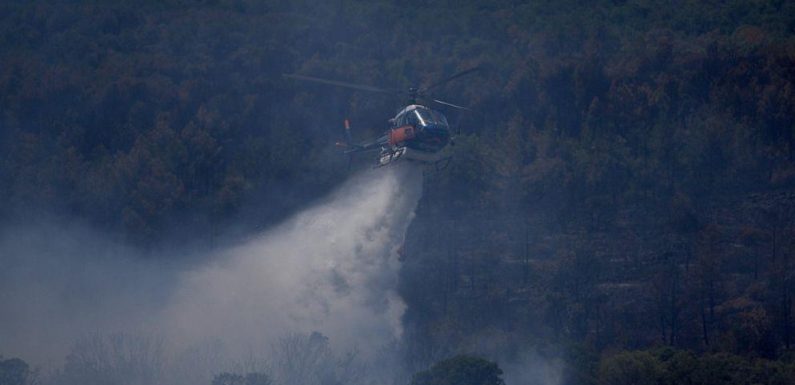 French Riviera wildfire not spreading but still uncontrolled