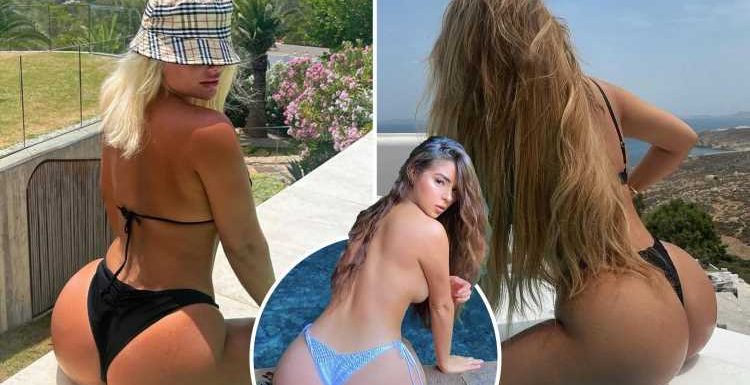 From Amanda Holden to Kim Kardashian celebs posing poolside is the hot new trend to enhance their bums