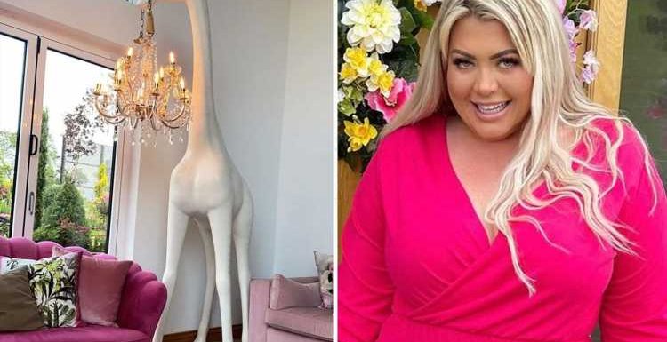 Gemma Collins splashes out £3,195 on incredible life-size giraffe chandelier