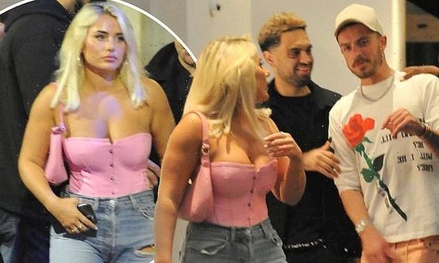 Jack Grealish enjoys a night out with Love Island's Ellie Brown