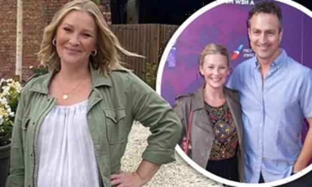 Joanna Page, 44, reveals she is pregnant with her fourth child