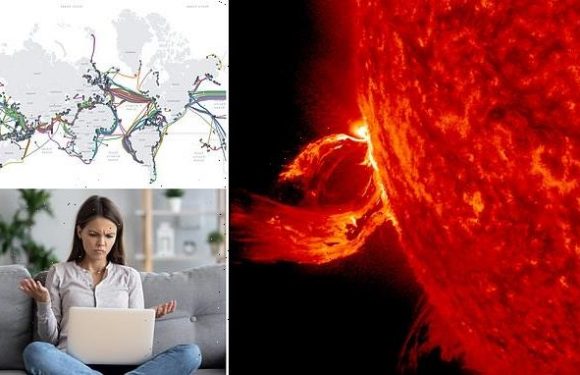 Large solar storms could cripple the world's internet for WEEKS
