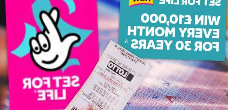 Lottery results LIVE: National Lottery Set For Life draw tonight, August 19, 2021