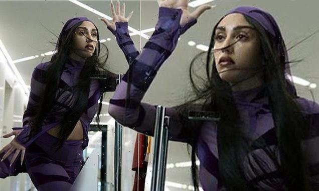 Lourdes Leon wows in purple and black set for Vogue