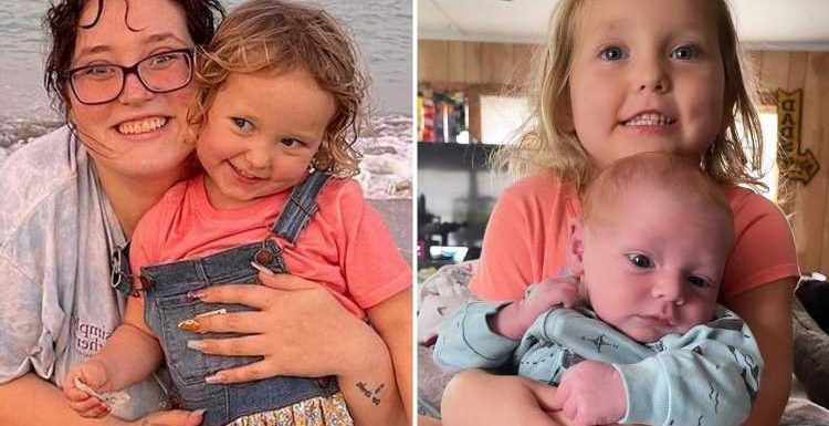 Mama June's daughter Pumpkin shares cute photo of kids Ella, 3, and Bentley, 3 weeks, after mom's boyfriend is sentenced
