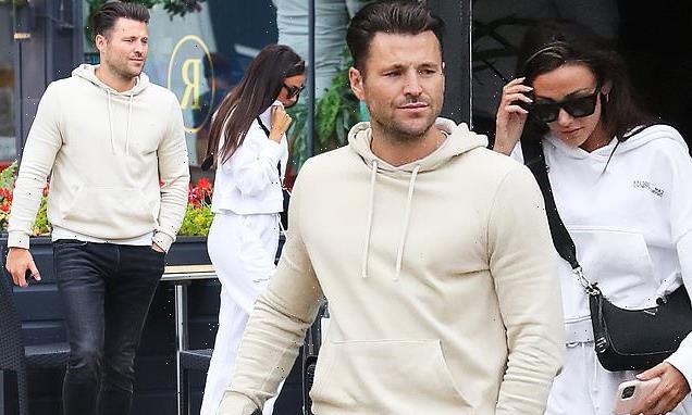 Michelle Keegan and husband Mark Wright enjoy lunch in Cheshire