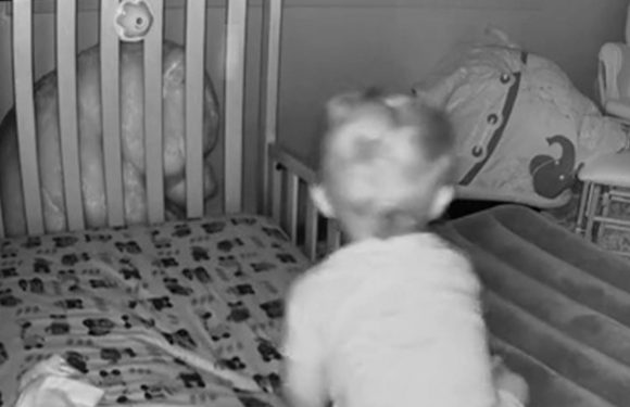 Mum left terrified after capturing 'paranormal activity' in toddler's cot – but can YOU spot it?