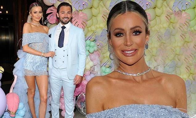 Olivia Attwood cuts a glamorous figure for her 30th birthday