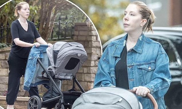 PICTURE EXCLUSIVE: Katherine Ryan seen for first time with newborn son