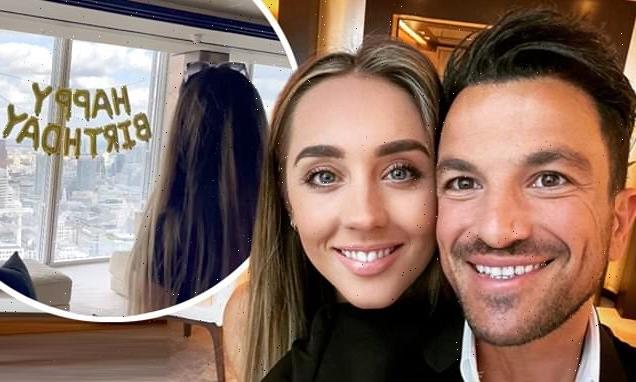 Peter and Emily Andre celebrate her 32nd birthday at luxurious hotel