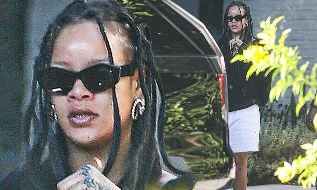 Rihanna debuts waist-length braids while visiting beau A$AP Rocky