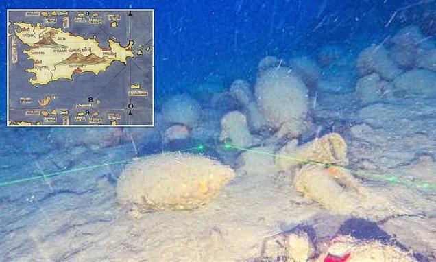 Roman shipwreck packed with wine jars found near Sicily
