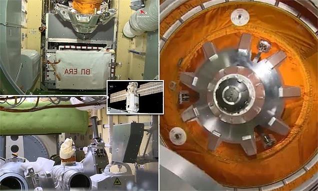 Russian cosmonauts release a video tour of the ISS's new Nauka module