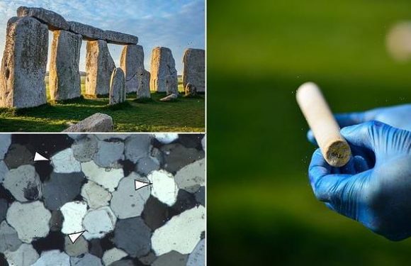 Stonehenge sarsens are made up of 'interlocking quartz crystals'