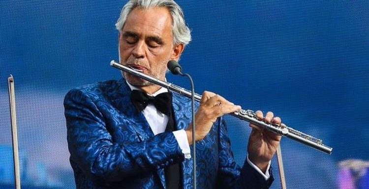 Andrea Bocelli sings O Sole Mio and You’ll Never Walk Alone at emotional concert