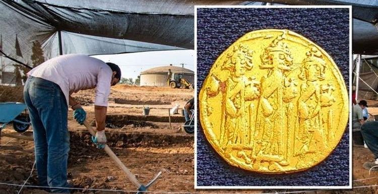 Archaeologists ‘thrilled’ by ‘rare and unexpected’ gold treasure found in Israel