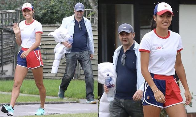 Back to reality! Emma Raducanu is spotted near her Bromley home