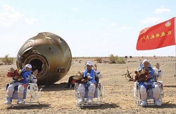 China's astronauts return to Earth after spending 90 days in space