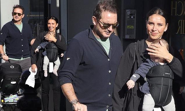 Christine and Frank Lampard njoy a family day out with their children