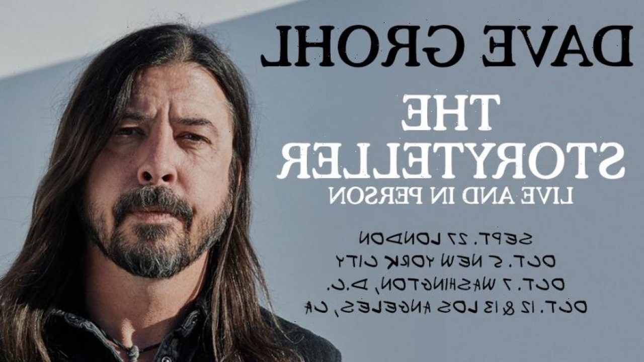 Foo Fighters Dave Grohl Unveils Storyteller Book Tour Dates Wsbuzz Com