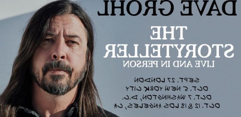 Foo Fighters’ Dave Grohl Unveils ‘Storyteller’ Book Tour Dates