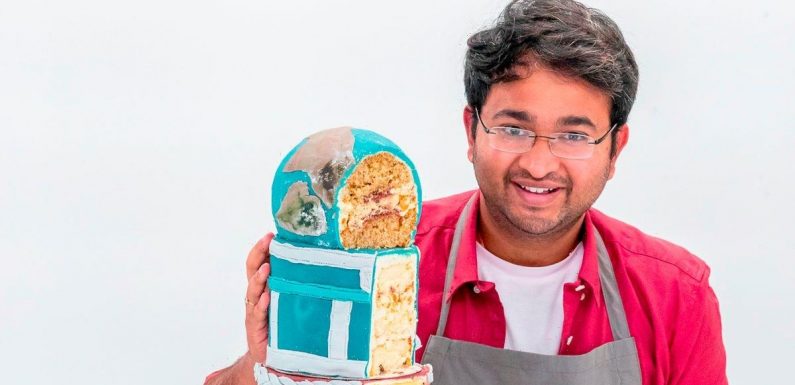 GBBO’s Rahul Mandal creates world’s first ever cake to include 100 ingredients
