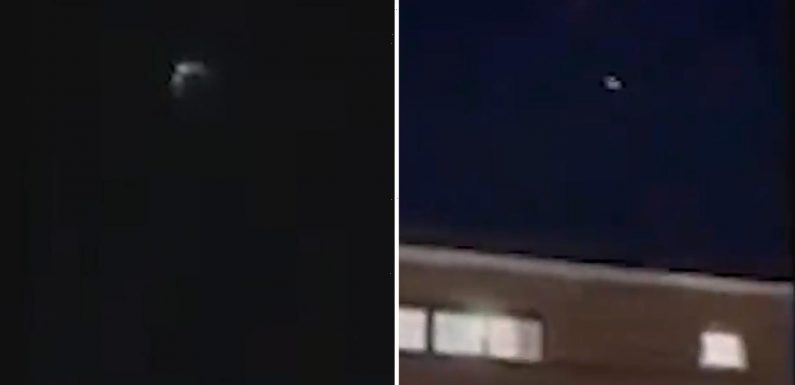 Glowing UFO spotted in night sky over Australia sparking wild theories