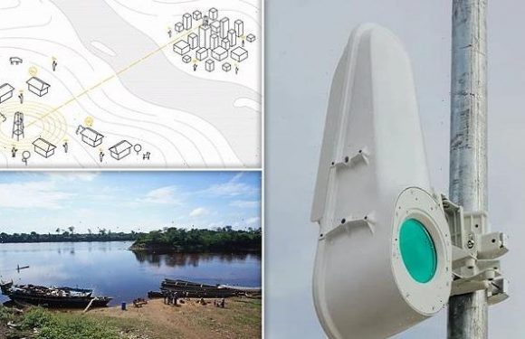 Google sends broadband across the Congo River via beams of light