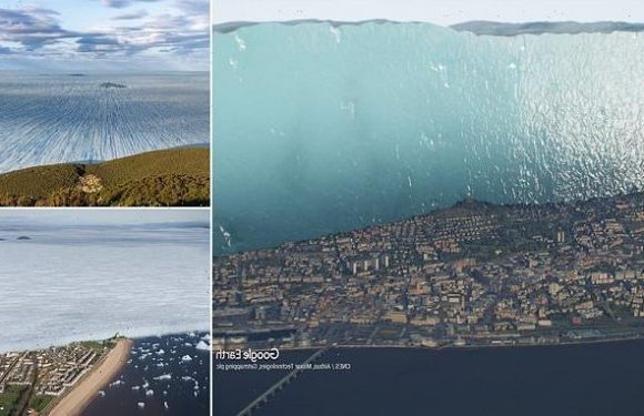 How Dundee would have looked 20,000 years ago under an ICE SHEET