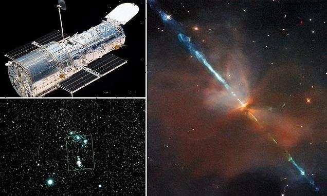 Hubble Telescope takes photo of blue gas that looks like light saber