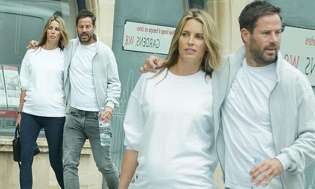 Jamie Redknapp cosies up to pregnant girlfriend Frida Andersson