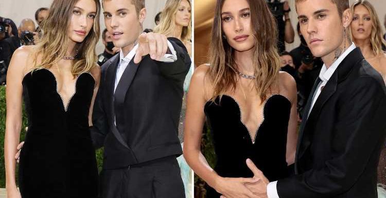Justin Bieber's wife Hailey NOT pregnant despite speculation after singer touched her 'baby bump' at Met Gala