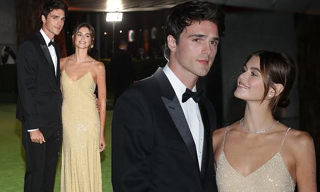 Kaia Gerber and Jacob Elordi make their first red carpet appearance