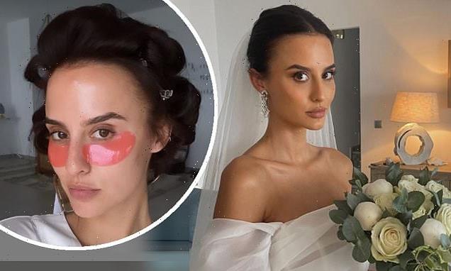 Lucy Watson couldn't stop crying on the morning of her wedding