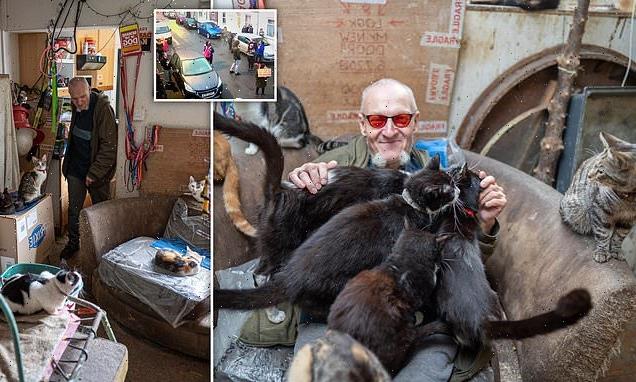 Man who lives with 70 cats is being investigated by police and RSPCA