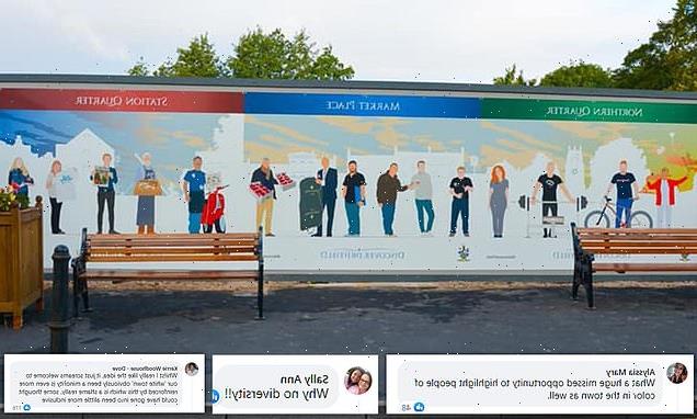 Row as new mural only features white people