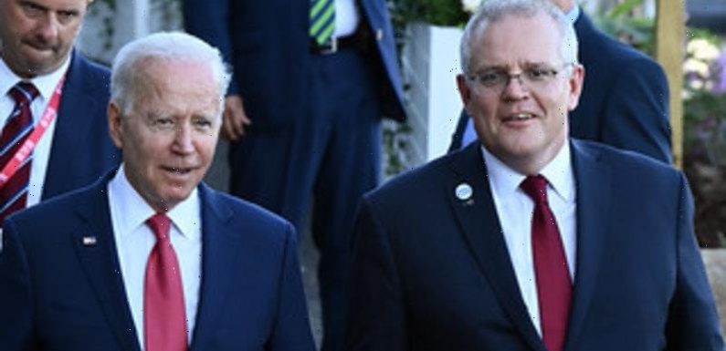 Scott Morrison set for first one-on-one with Joe Biden to talk China