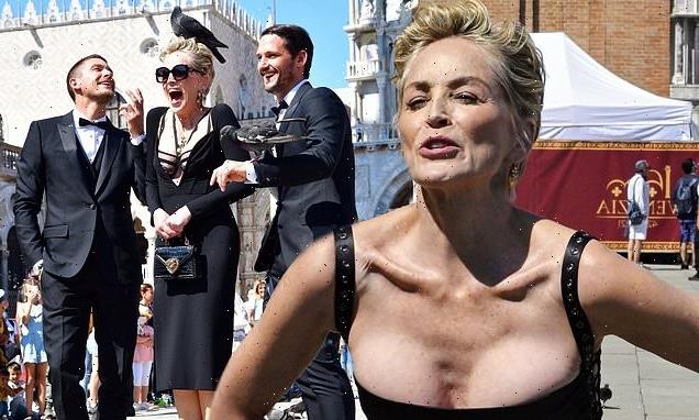 Sharon Stone borrows from old Hollywood in Dolce & Gabbana shoot