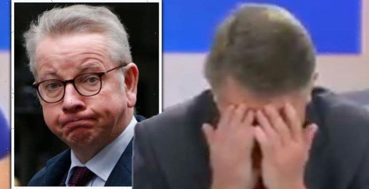 Simon McCoy has head in hands as he savages Michael Gove footage ‘Is it over?’
