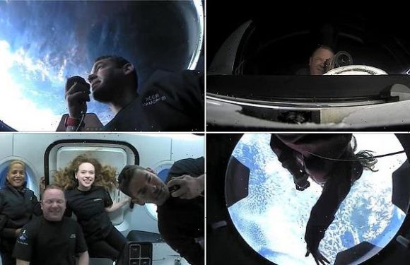 SpaceX's first all-civilian crew settles into life