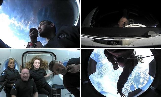 SpaceX's first all-civilian crew settles into life